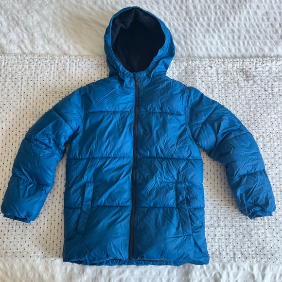 Boys Old Navy Puffer Coat, size L (10/12) - Picture 1 of 3